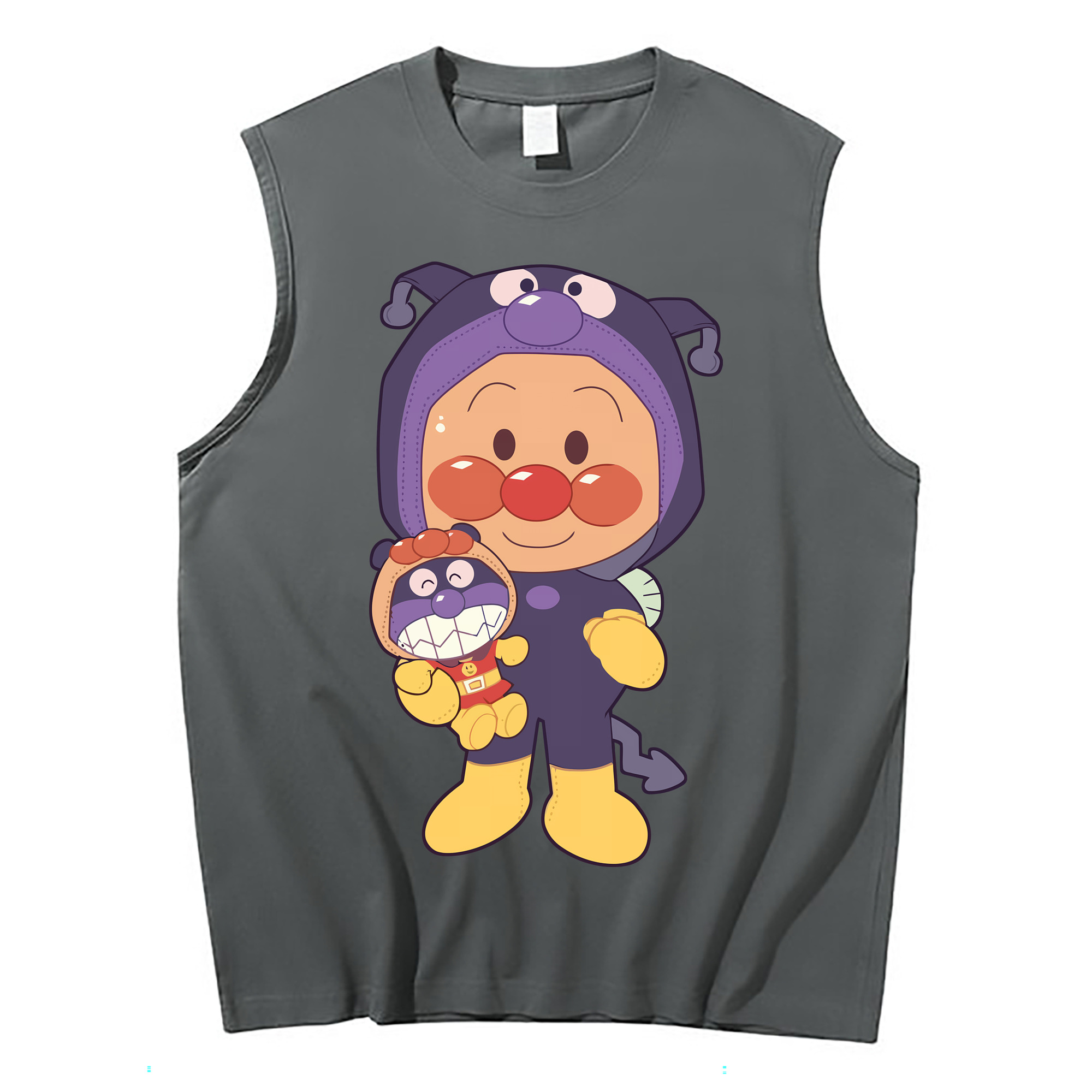 （画像用） アンパンマン Anpanman コットン100％タンクトップ（フロントプリント）